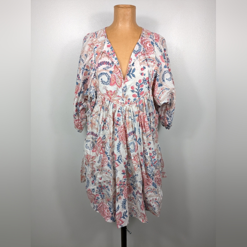Sole by Mare Sole Amore Cover Up Dress Lined Dolman Sleeve Resortwear Size Small